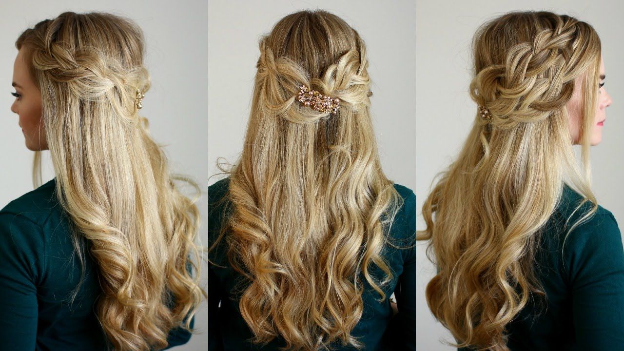 Famous Double Half Up Mermaid Braid Hairstyles For Half Up Double Braids (View 5 of 20)