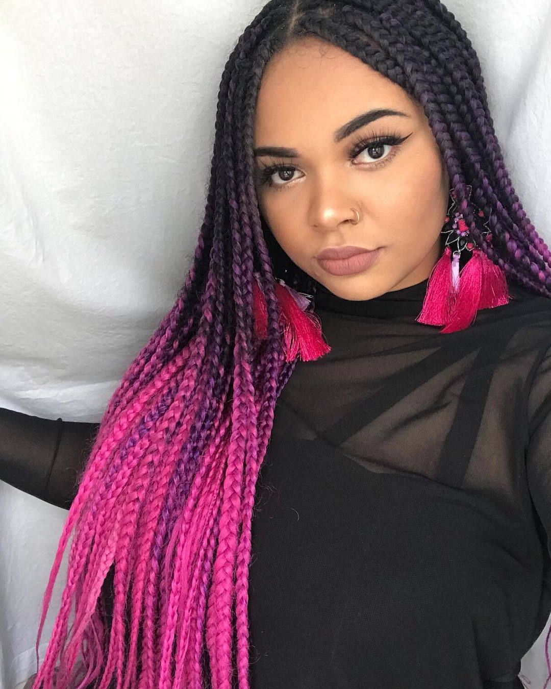 Famous Purple Passion Chunky Braided Hairstyles Intended For 71 Best Braids For Black Women In  (View 15 of 20)