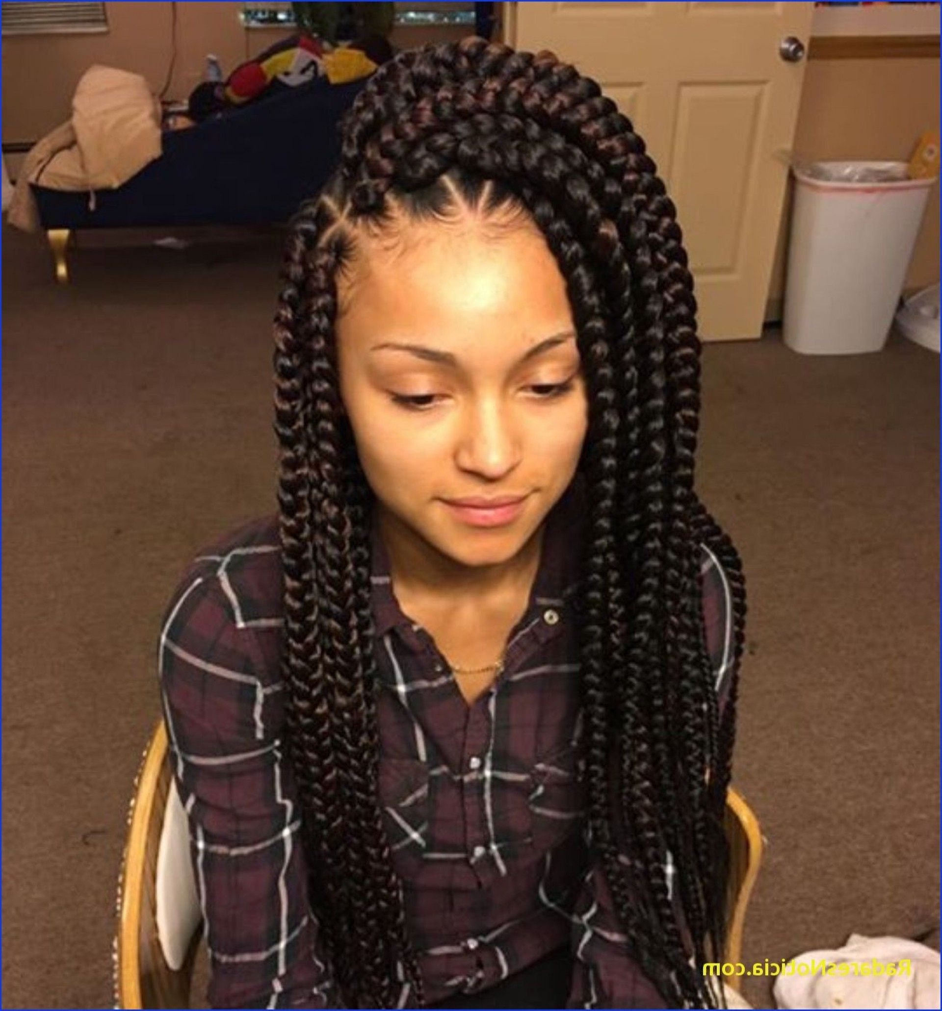 Fashion : Big Box Braids Cheap Braid Big Braid Hairstyles For Most Up To Date Twists And Braid Hairstyles (View 12 of 20)