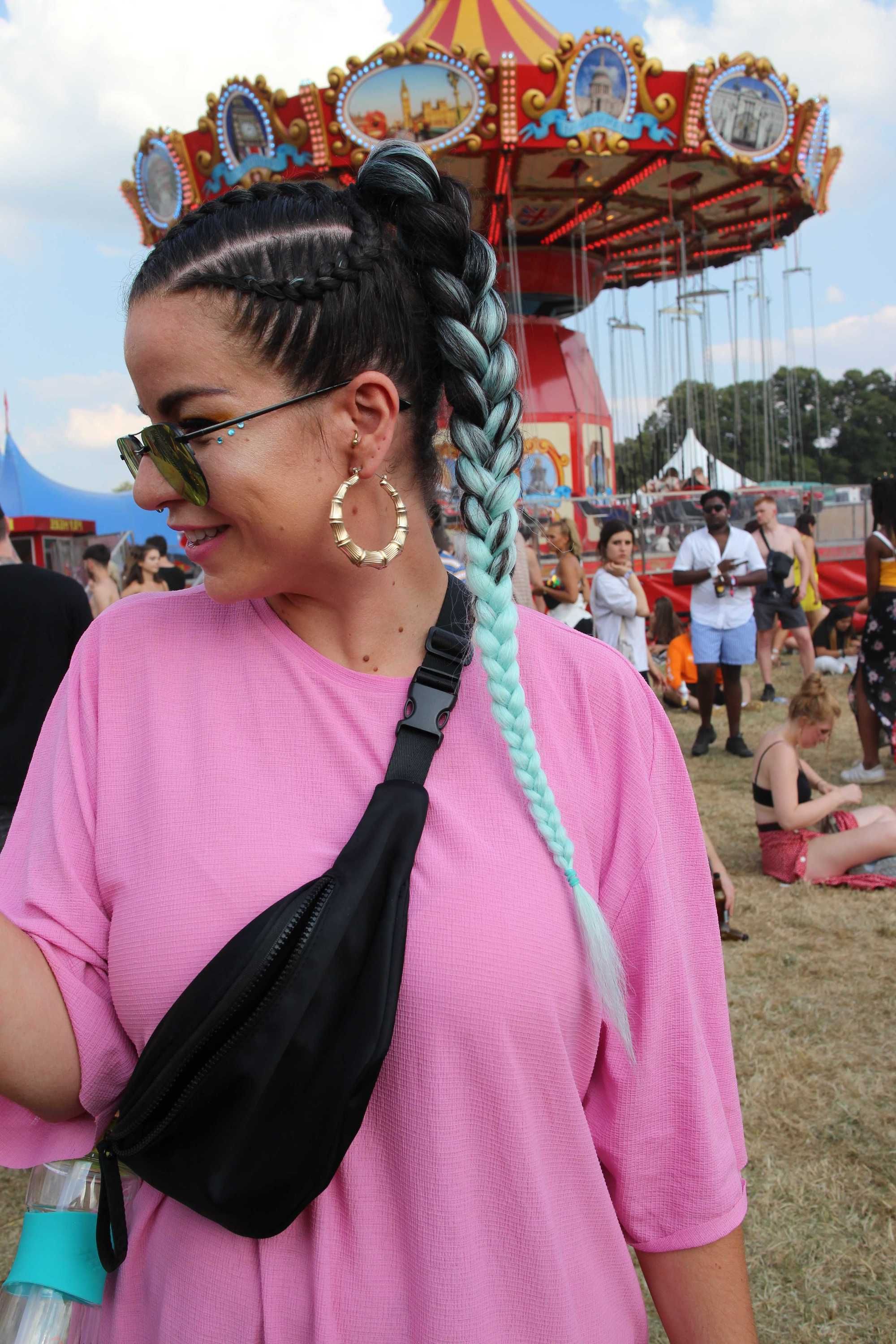 Fashionable Blue And Black Cornrows Braid Hairstyles Pertaining To 19 Festival Braids It Girls Will Be Wearing This Summer (View 20 of 20)
