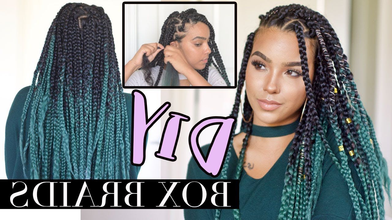 Fashionable Tight Green Boxer Yarn Braid Hairstyles With Diy Box Braids Like A Pro! Low Tension Technique (View 2 of 20)