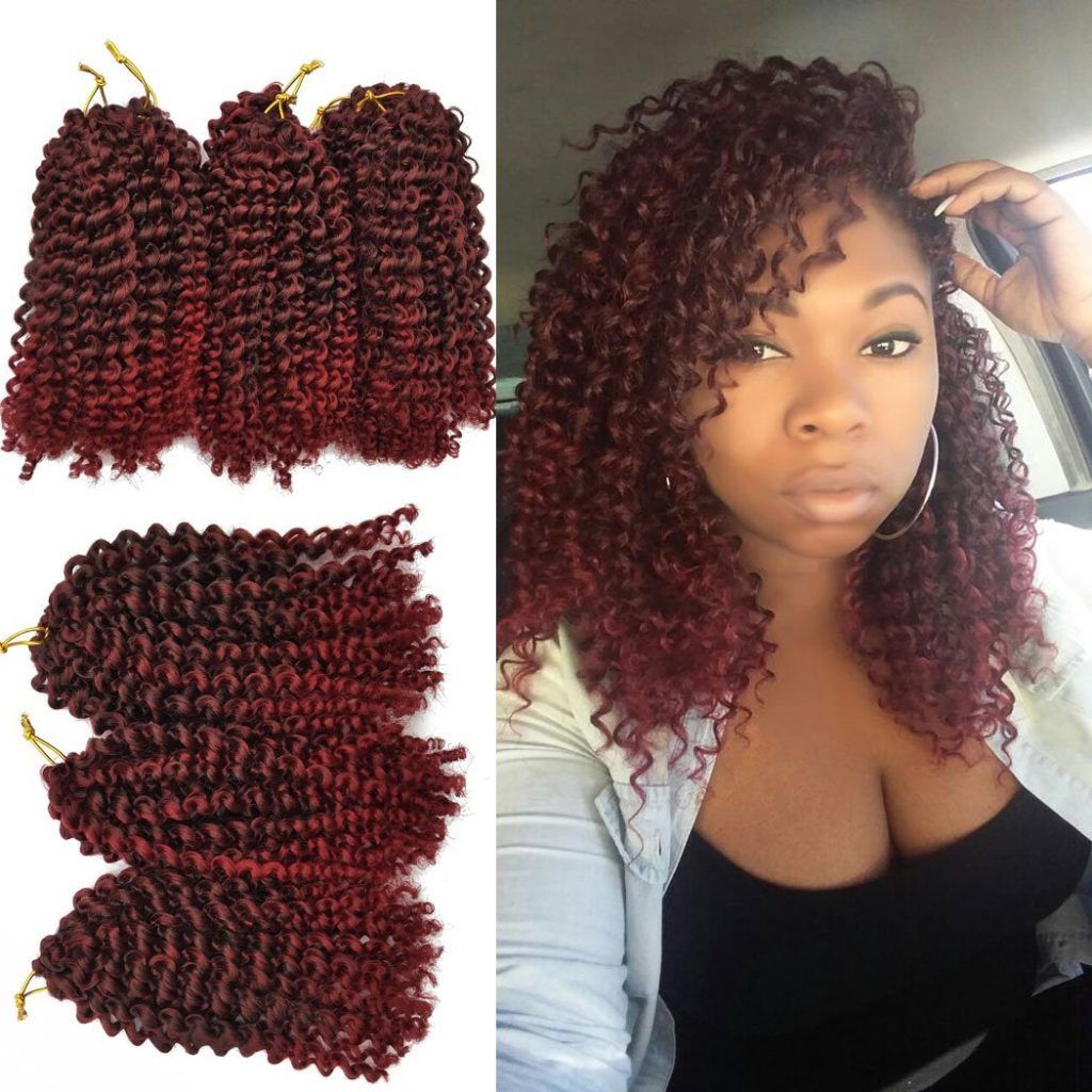 Favorite Crochet Micro Braid Hairstyles Into Waves With 10 Crochet Curly Braid Hair Styles (View 18 of 20)