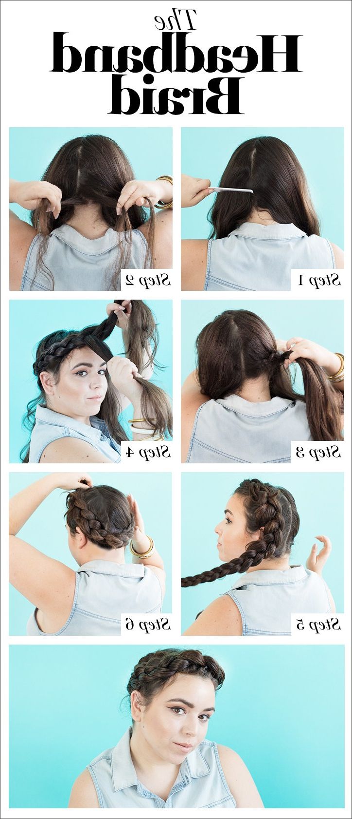 Favorite Full Headband Braided Hairstyles Intended For How To Braid Hair – 10 Tutorials You Can Do Yourself (View 14 of 20)