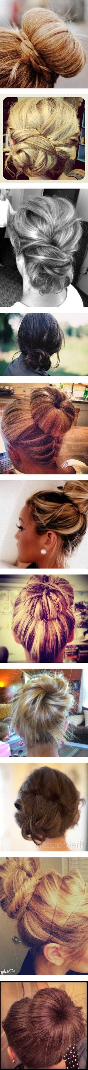 Favorite Funky Sock Bun Micro Braid Hairstyles Within We Can't Resist Buns As Our Go To Hairstyle For All (View 11 of 20)