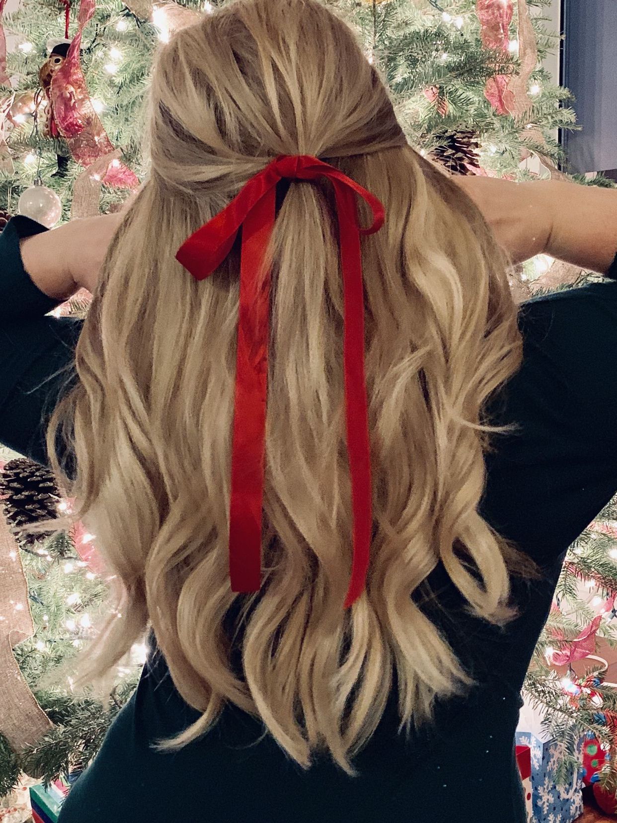 Favorite Loosely Tied Braided Hairstyles With A Ribbon Inside Red Ribbons Are The Perfect Way To Create A Festive Holiday (View 5 of 20)