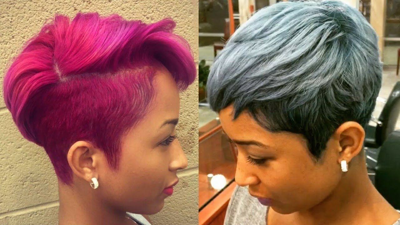 Favorite Purple Pixies Bob Braid Hairstyles For Trendy Short Hairstyles For Black Women 2018! – Bob And Pixie Hairstyles # (View 6 of 20)