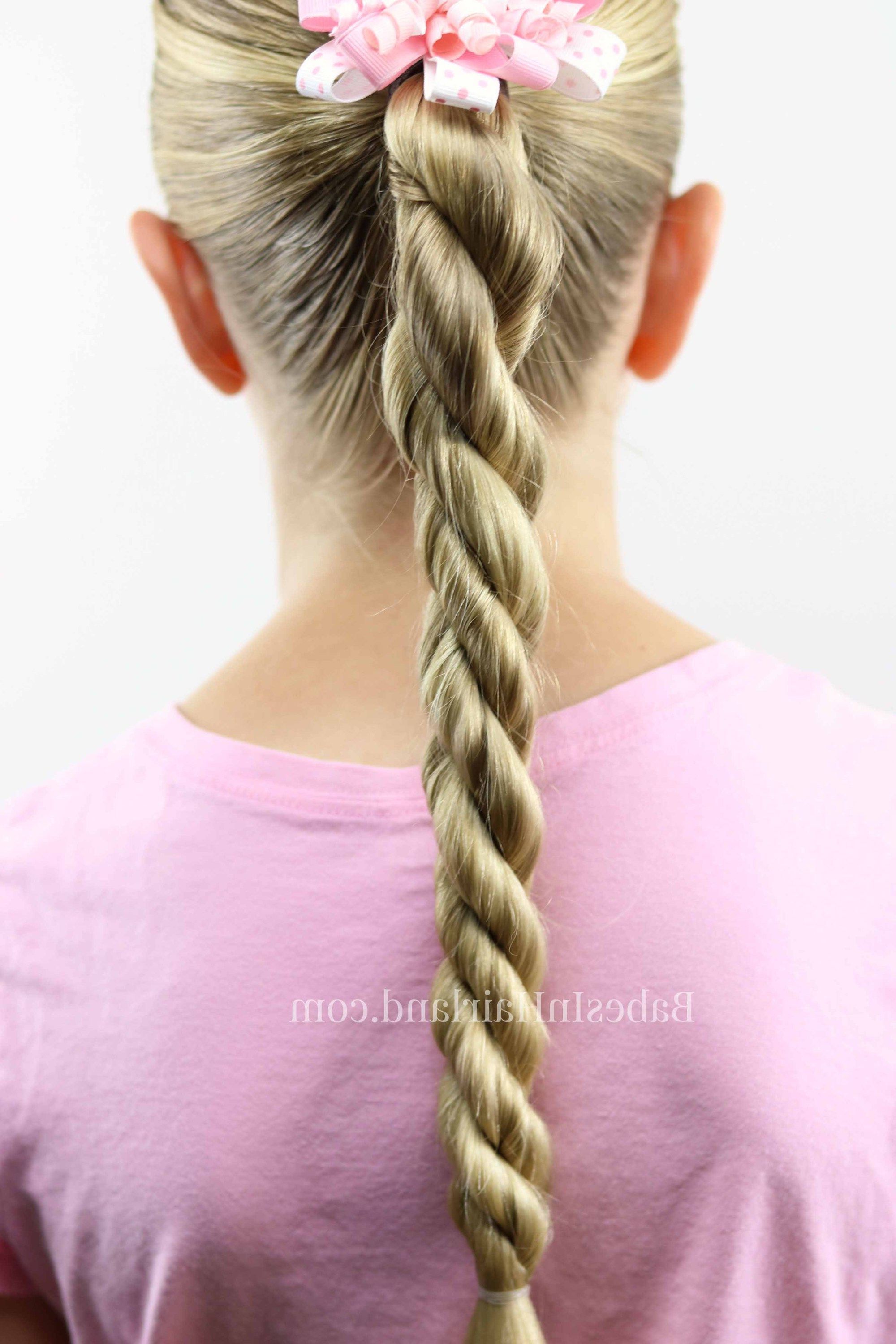 Hair Throughout Widely Used Intricate Rope Braid Ponytail Hairstyles (View 4 of 20)