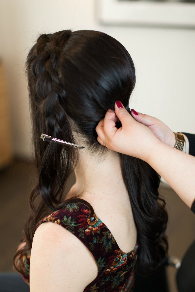 Hairstyle Tutorial: A Romantic Braided Updo Inspireda For Most Recent Romantic Ponytail Updo Hairstyles (View 16 of 20)