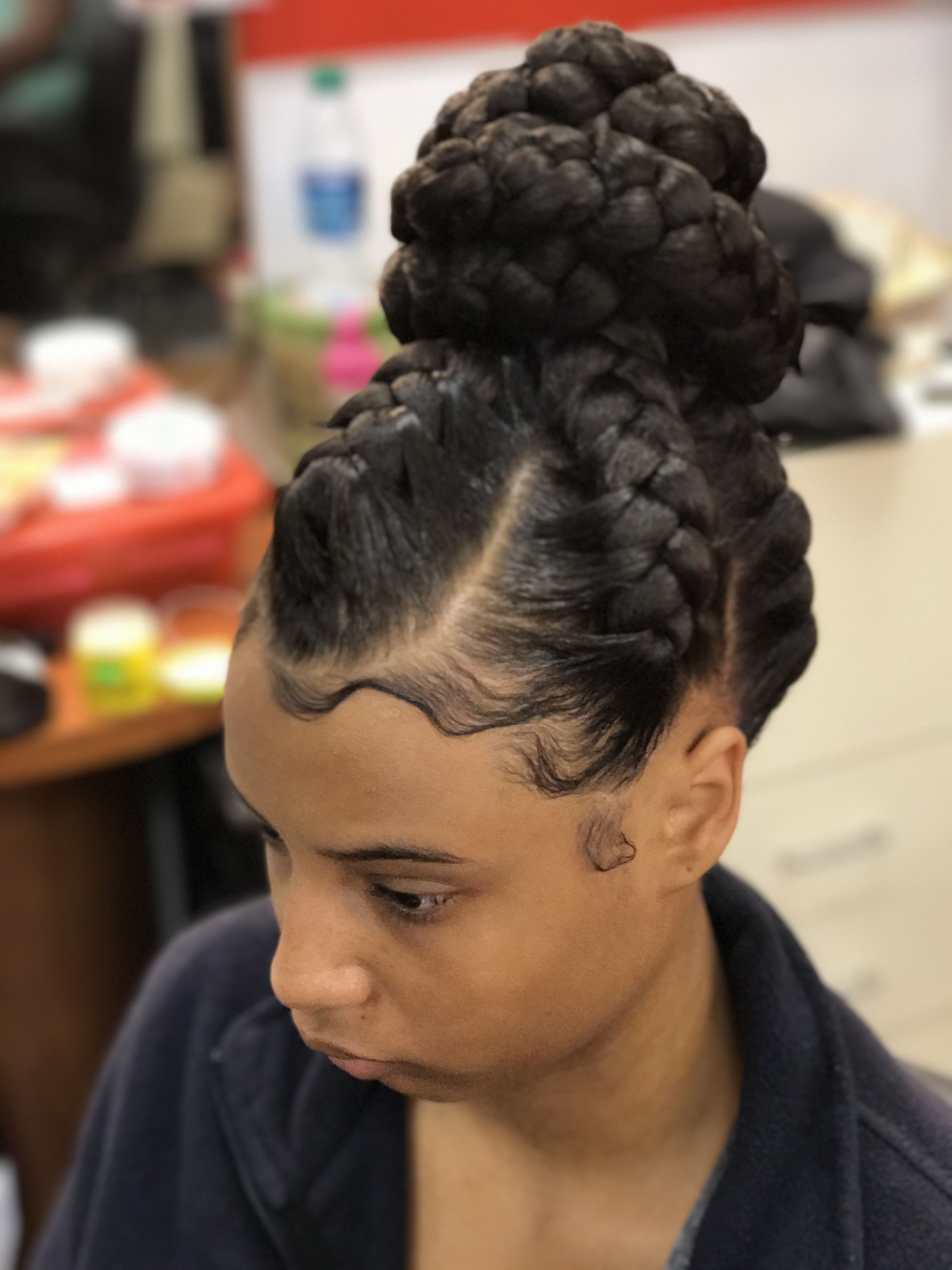 Hairstyles : Cornrows Upstyle Hairstyles Charming Goddess With Regard To Well Known Thick Cornrows Bun Hairstyles (View 16 of 20)