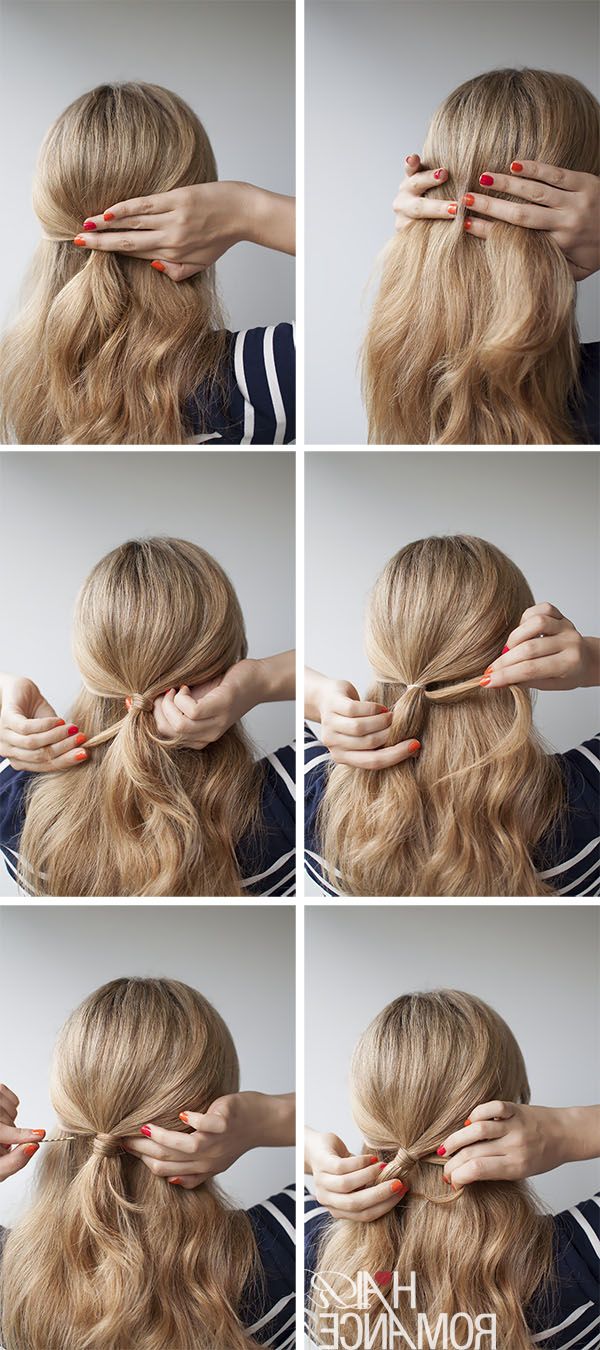 Half Up Hairstyle Inspiration – Hair Romance Intended For Fashionable Romantic Ponytail Updo Hairstyles (View 12 of 20)