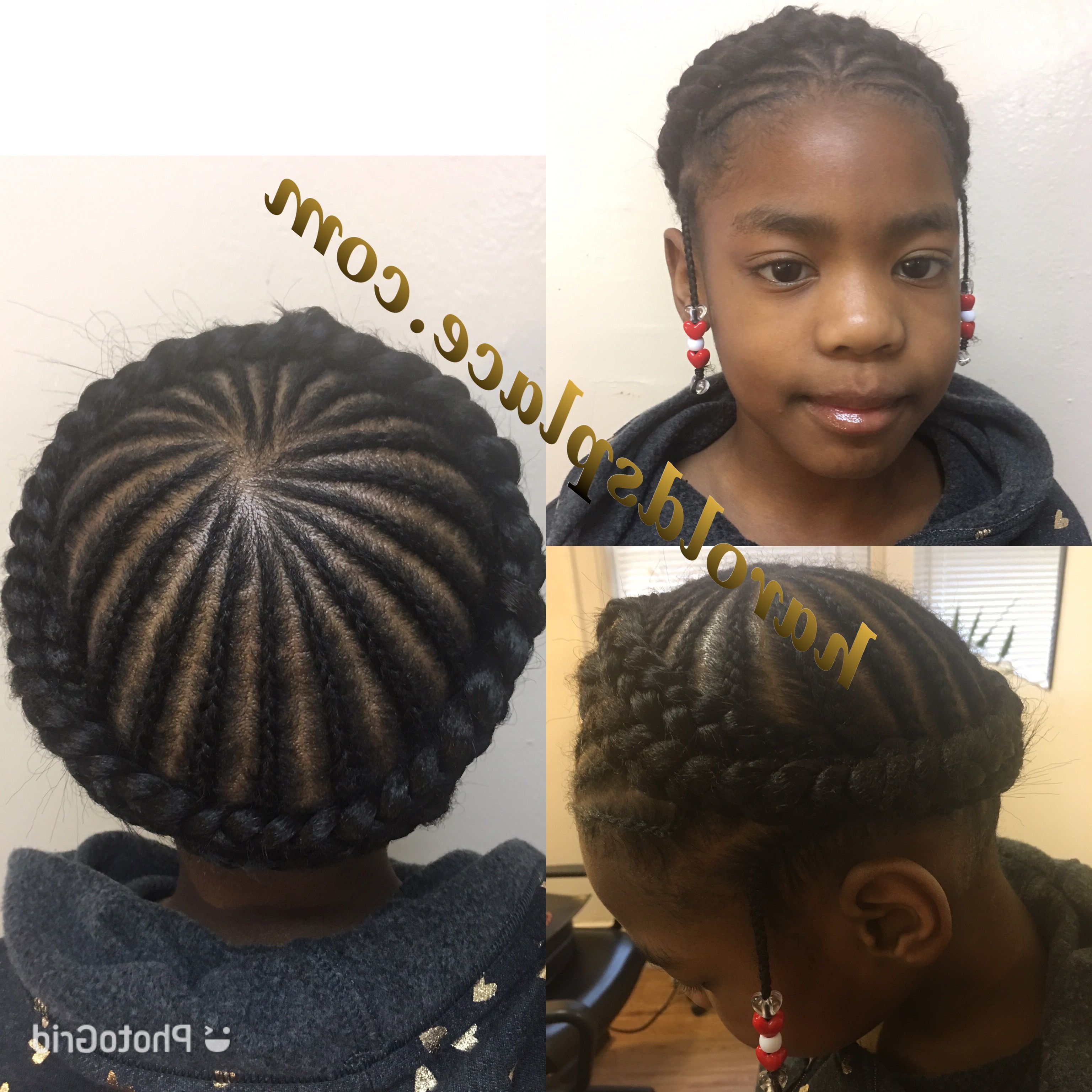 Harold's Place Style Gallery Throughout Popular Halo Braided Hairstyles With Beads (Gallery 19 of 20)