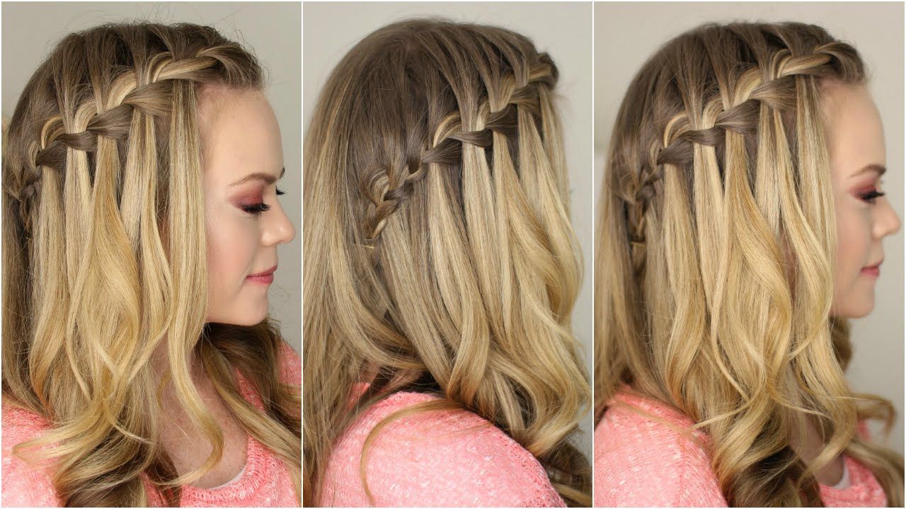 How To Do A Waterfall Braid For Most Popular High Waterfall Braided Hairstyles (View 4 of 20)