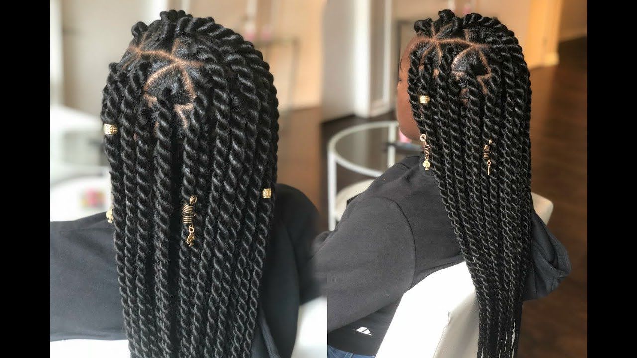 How To – Jumbo Senegalese Rope Twist On Straight Hair Inside Most Popular Rope Twist Hairstyles With Straight Hair (View 1 of 20)