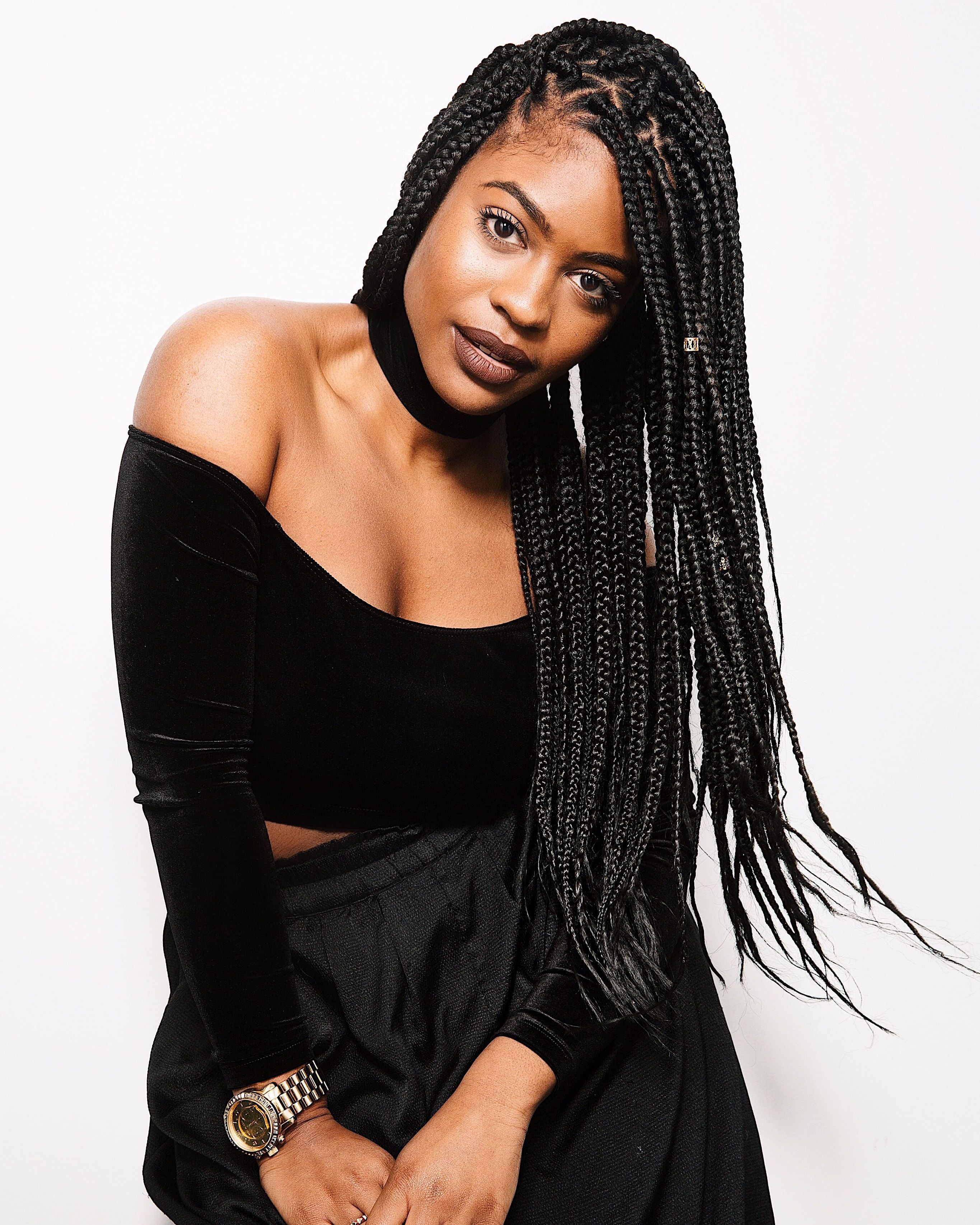 I Swapped My Straight Hair For 4 Months Of Braids, And In Newest Layered Micro Box Braid Hairstyles (View 6 of 20)