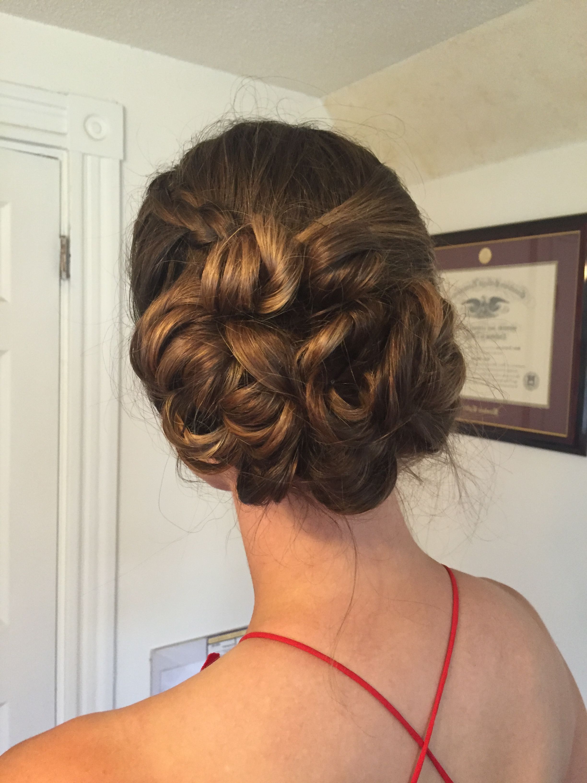 Latest Braided Chignon Hairstyles Pertaining To Hairstyles : Chic Braided Chignon Fab Low Side Bun Updo For (View 8 of 20)