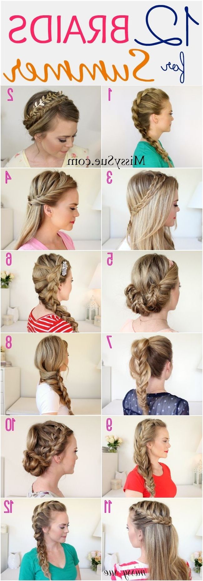 Latest High Rope Braid Hairstyles With 26 Pretty Braided Hairstyle For Summer – Popular Haircuts (View 9 of 20)