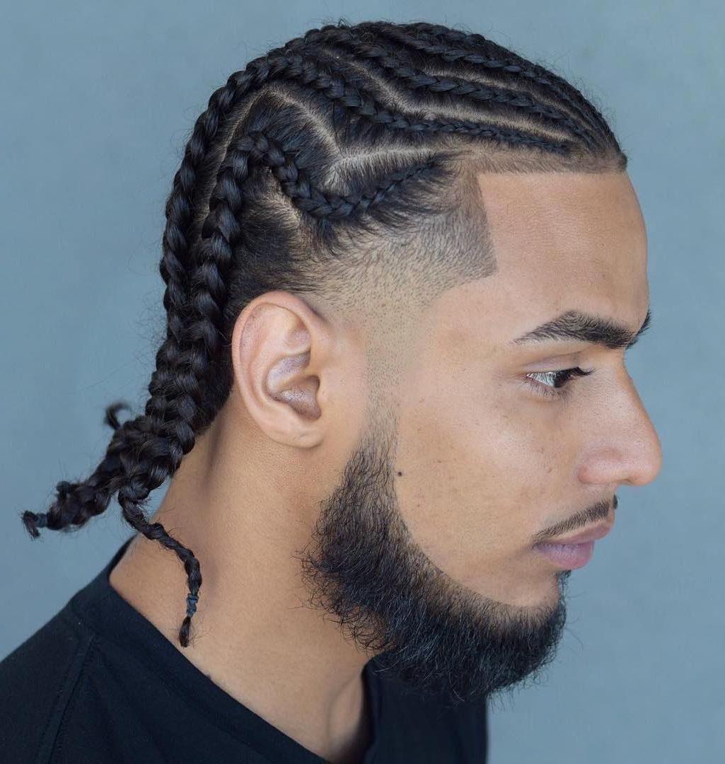 Manbraid Alert: An Easy Guide To Braids For Men Regarding Popular Tapered Tail Braided Hairstyles (View 12 of 20)