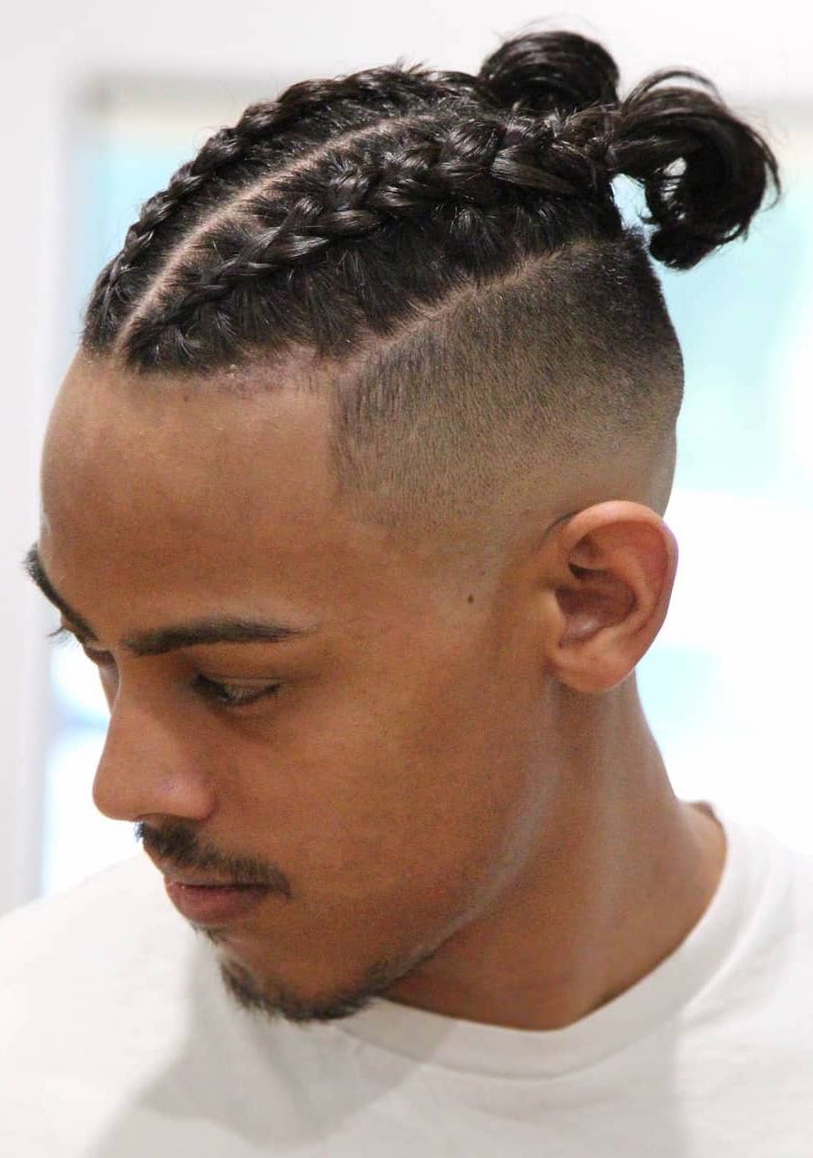 Manbraid Alert: An Easy Guide To Braids For Men With Most Up To Date Thin And Thick Cornrows Under Braid Hairstyles (View 12 of 20)