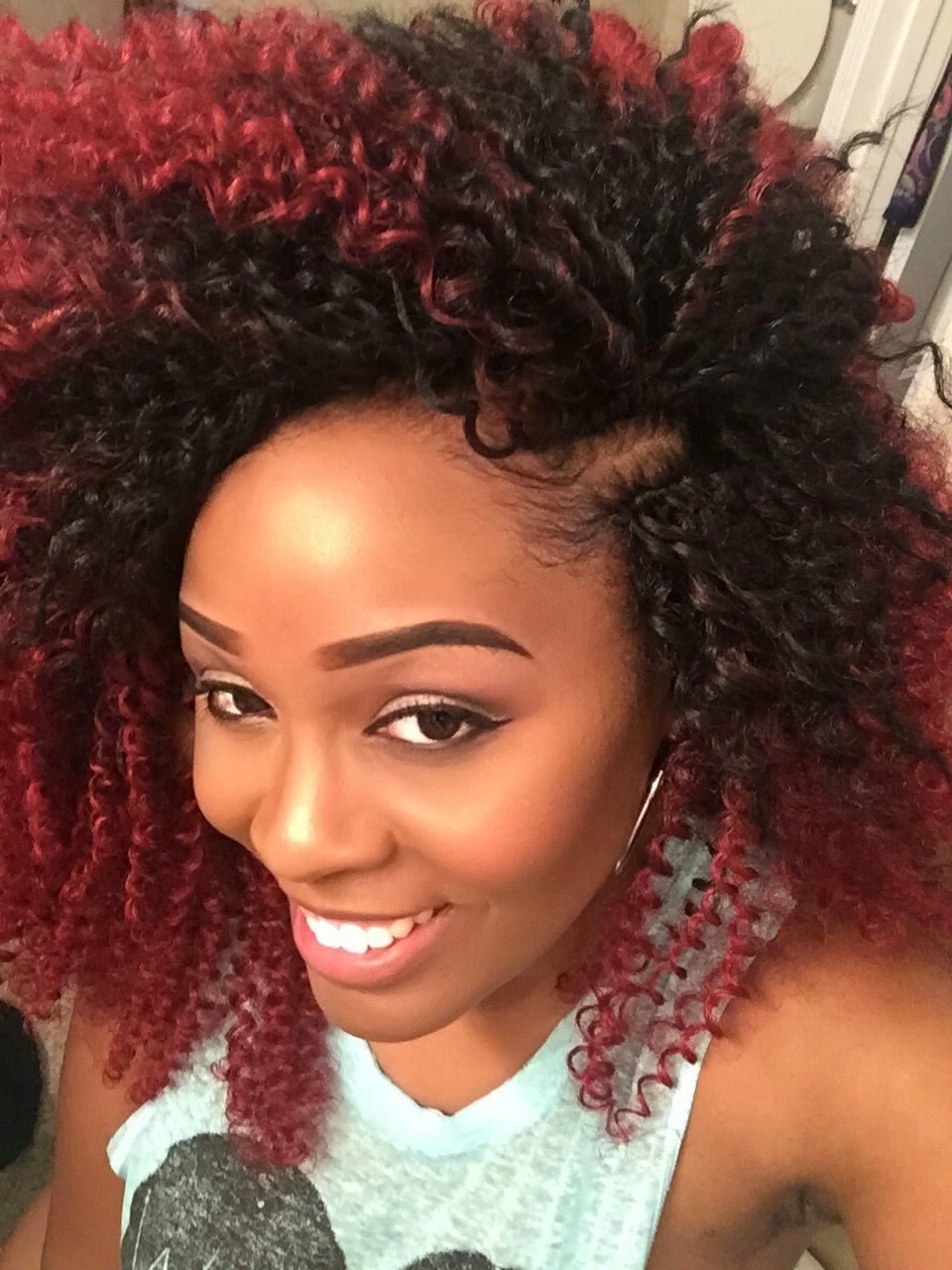 Most Current Crochet Micro Braid Hairstyles Into Waves Pertaining To Crochet Braids With Freetess Water Wave Hair In Color Tt (View 4 of 20)