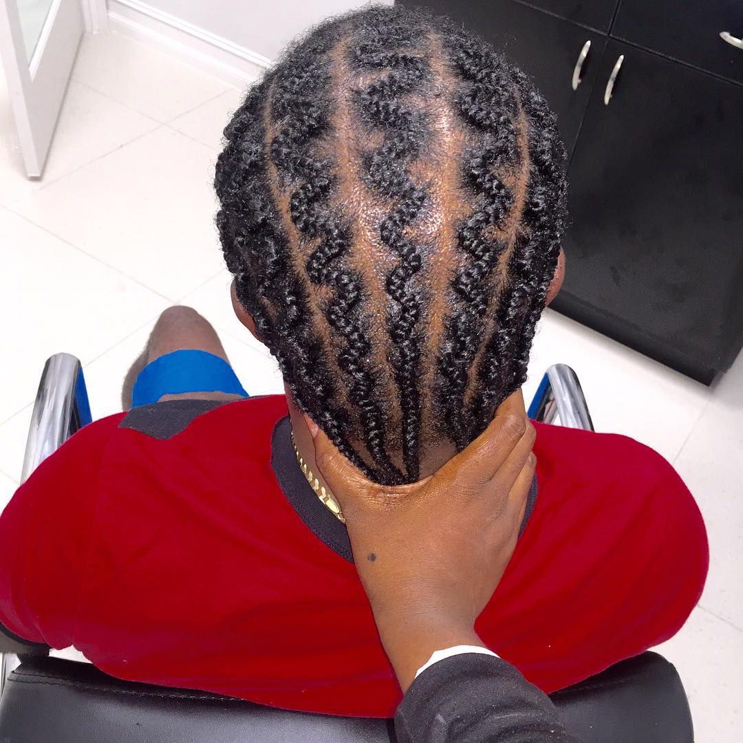 Most Popular Zig Zag Cornrows Braided Hairstyles With 50 Masculine Braids For Long Hair – Unique & Stylish (2019) (View 16 of 20)