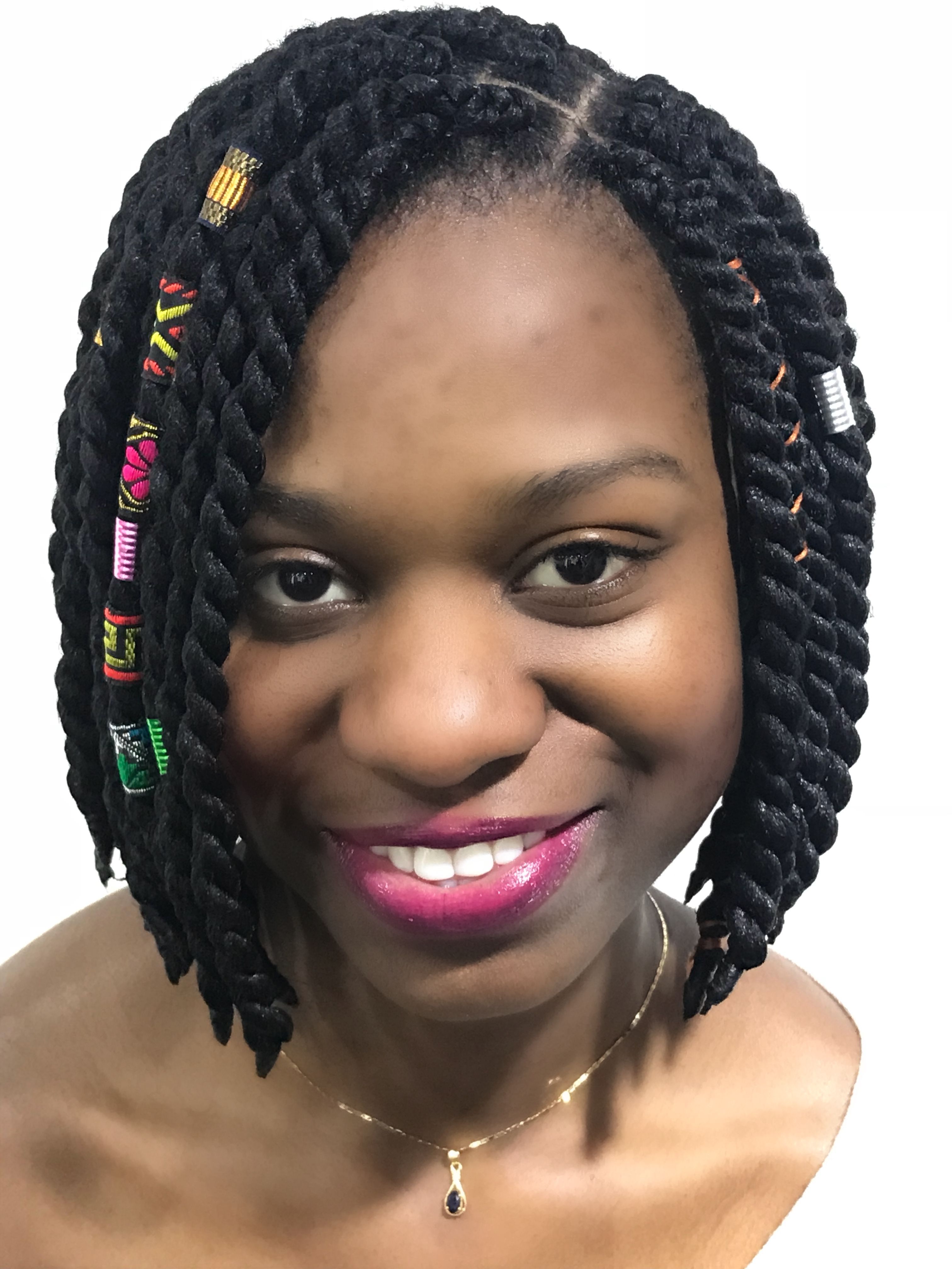 Most Recent Blue Twisted Yarn Braid Hairstyles For Layered Twists In Pin On Hh (View 10 of 20)