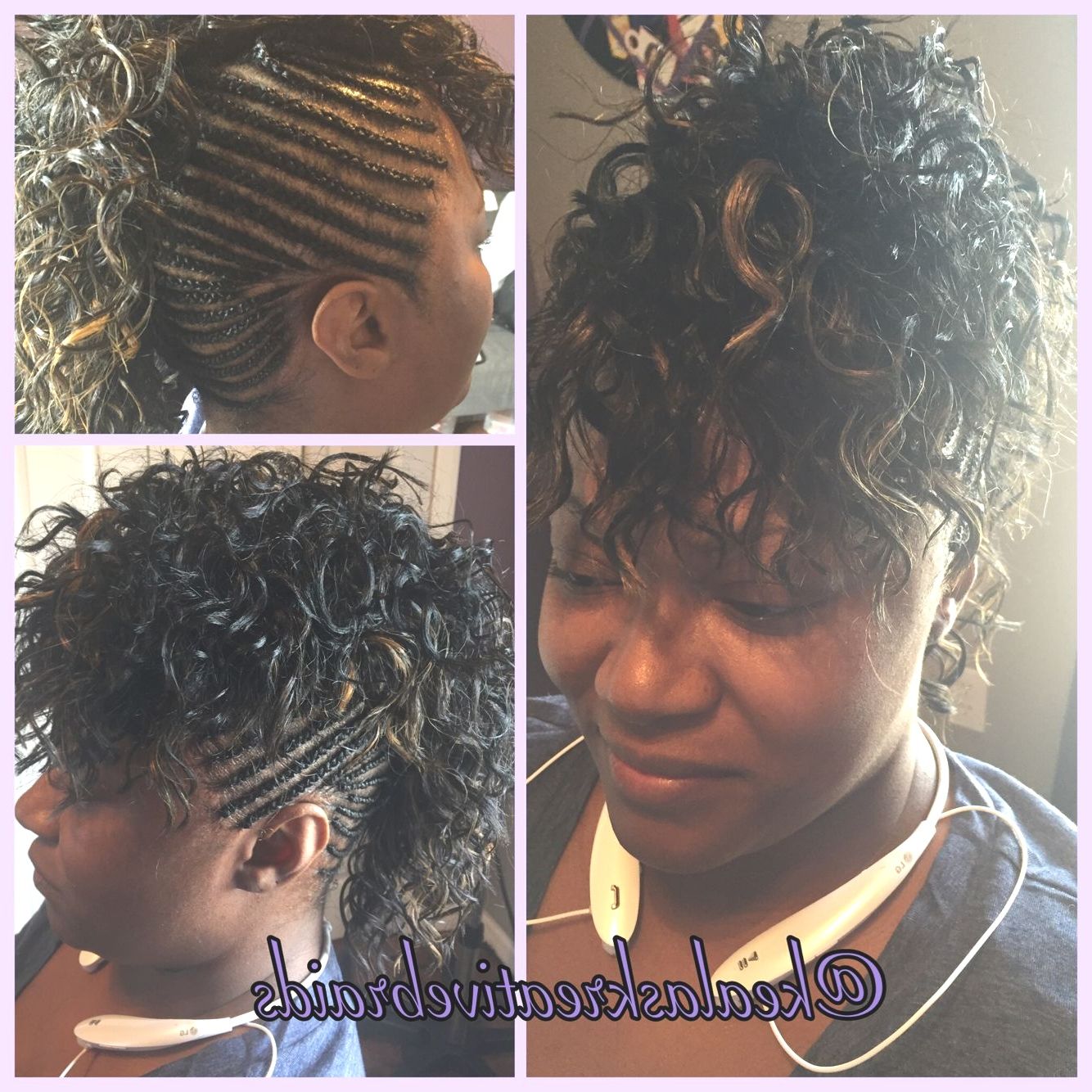 Most Recent Mohawk Braid Hairstyles With Extensions Pertaining To Hairstyles : Braided Mohawk With Sew In Wonderful Shaved (Gallery 19 of 20)
