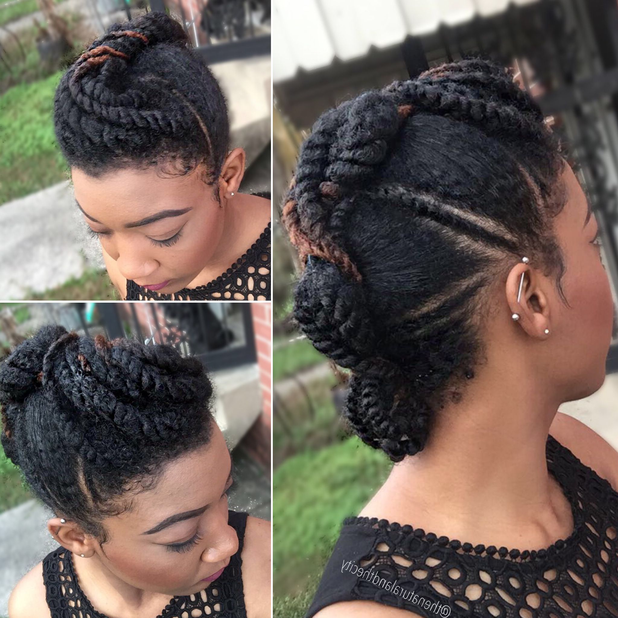 Most Recent Twisted Faux Hawk Updo Hairstyles With Regard To Natural Hairstyle (View 8 of 20)
