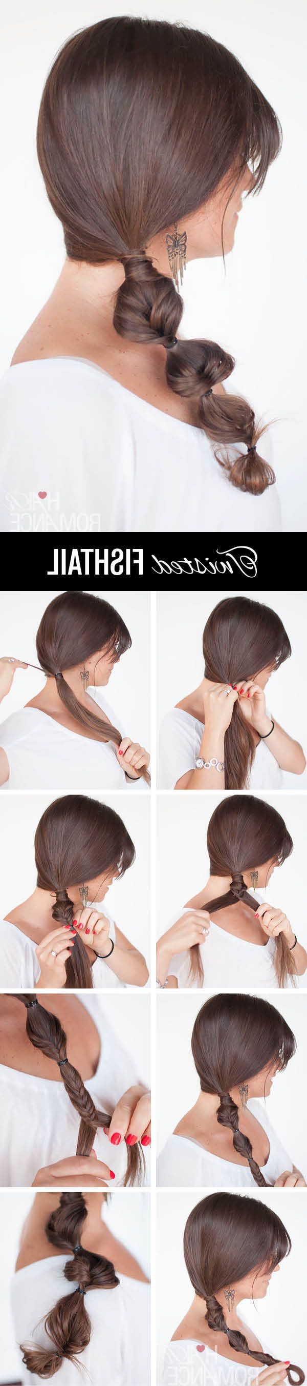 Most Recently Released Fishtail Side Braided Hairstyles Pertaining To Twisted Fishtail – Side Braid Hairstyle Tutorial – Hair Romance (View 10 of 20)