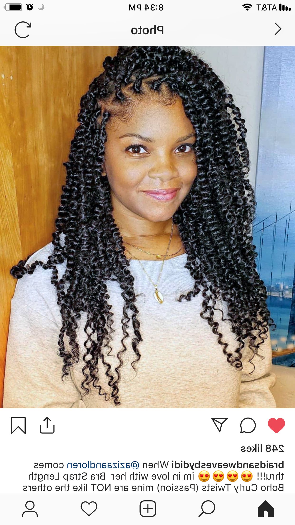 Natural Hair Styles In Most Up To Date Twists And Braid Hairstyles (View 2 of 20)