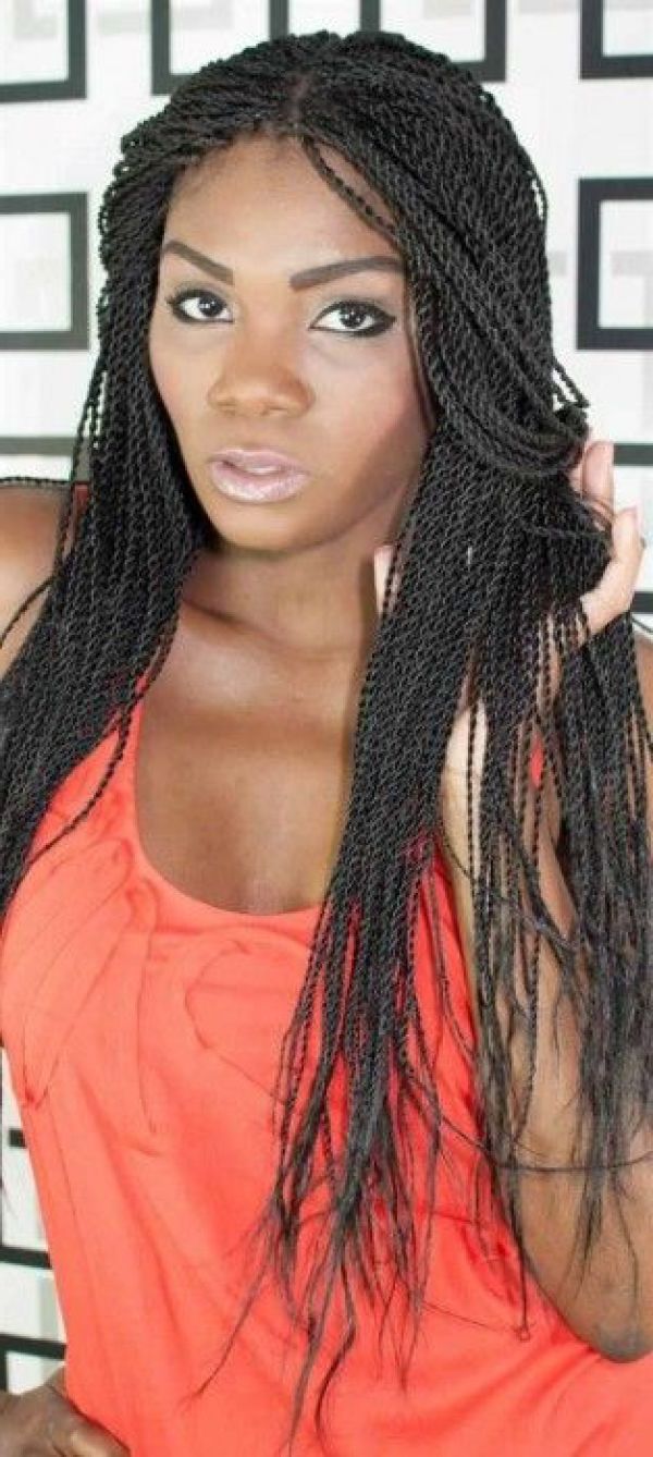 Pin On African Hairstyles Within Preferred Sleek And Long Micro Braid Hairstyles (View 6 of 20)