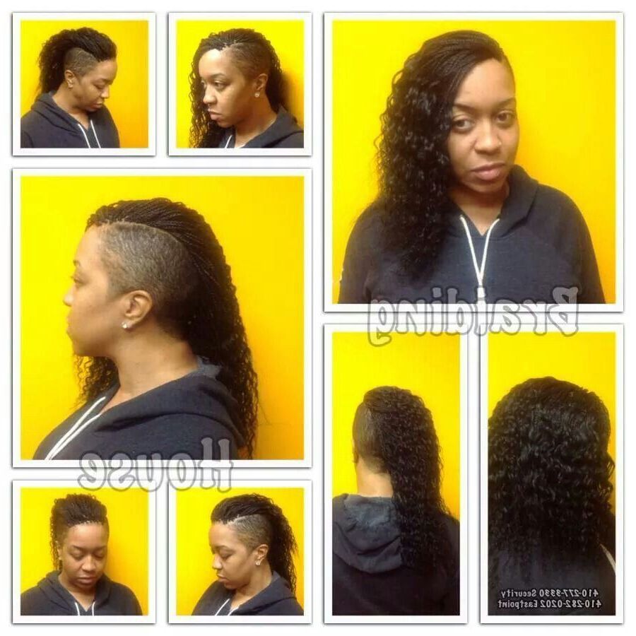 Pin On Hair Brainstorm In Recent Tree Micro Braids With Side Undercut (View 7 of 20)