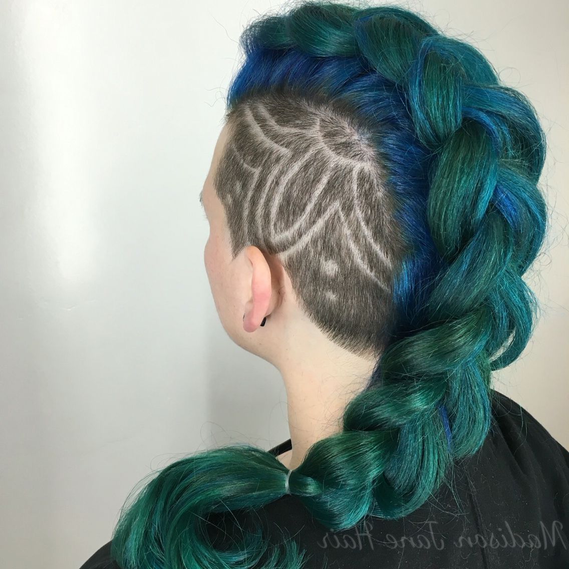 Pin On Nice Hair Within Most Popular Braided Mermaid Mohawk Hairstyles (View 1 of 20)