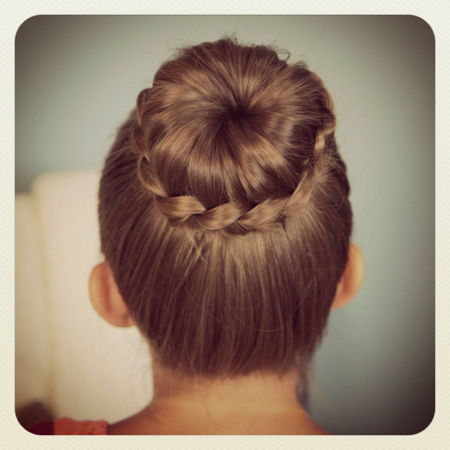 Pin On Wedding!!! Inside Newest French Braid Buns Updo Hairstyles (View 6 of 20)
