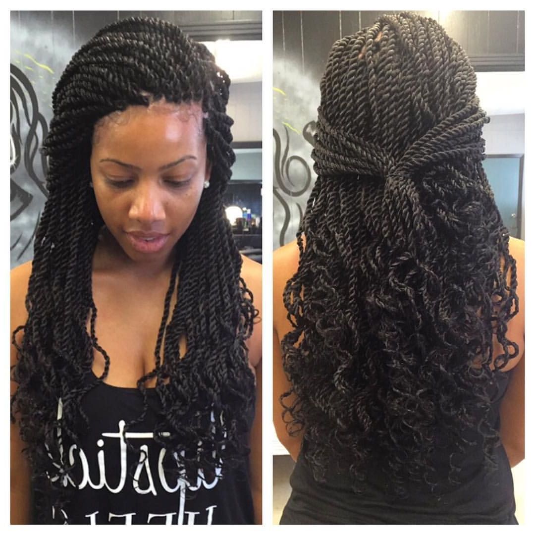 Pincameo Leggett On Senegalese Twist Hairstyles In 2019 Throughout Well Known Rope Twist Hairstyles With Straight Hair (View 2 of 20)