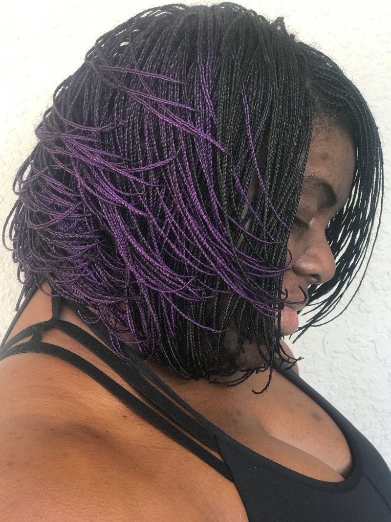 Plait Styles With Most Recent Purple Pixies Bob Braid Hairstyles (View 5 of 20)