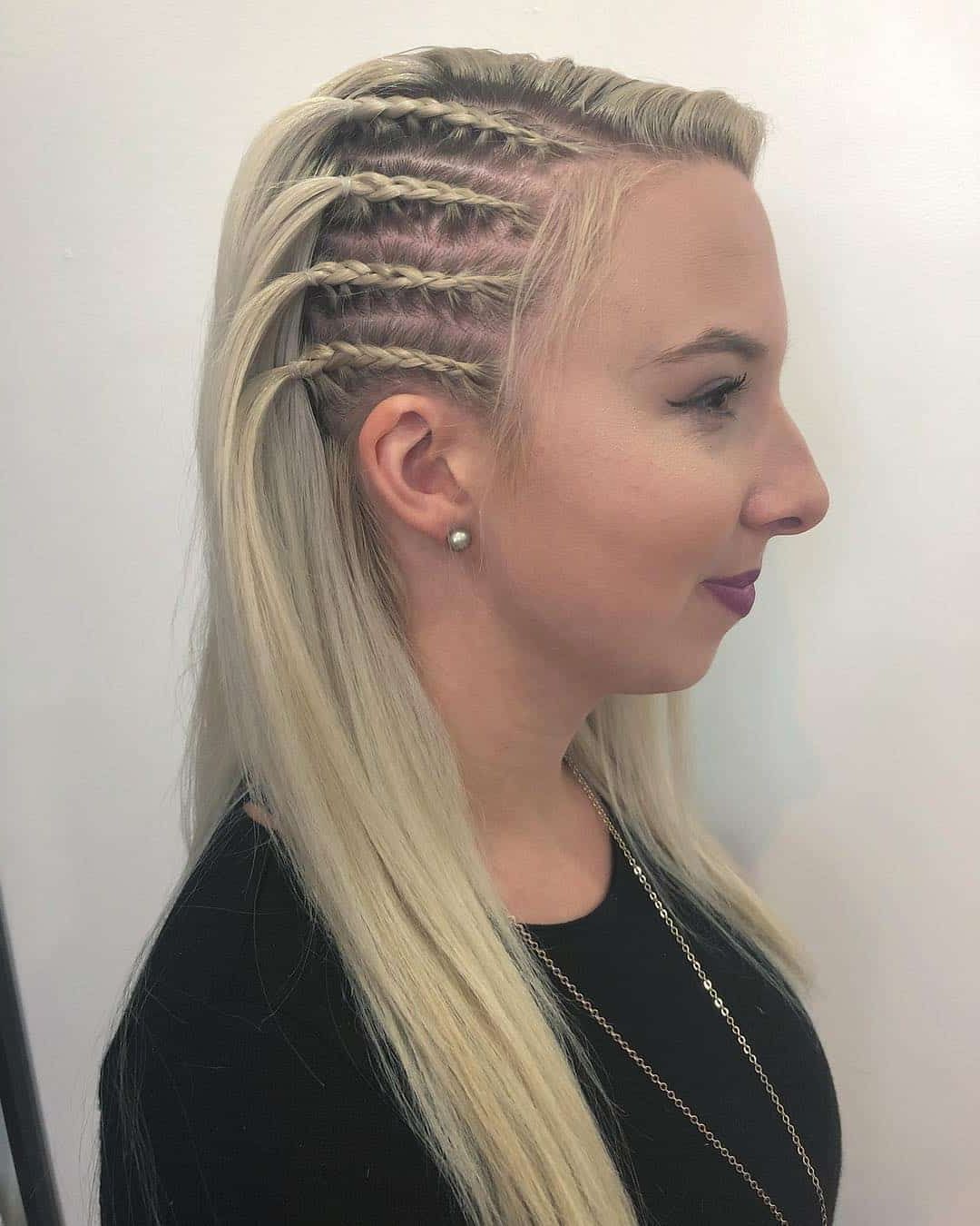Popular Side Parted Loose Cornrows Braided Hairstyles With 25 Side Braid Hairstyles Which Are Simply Spectacular – Wild (View 3 of 20)