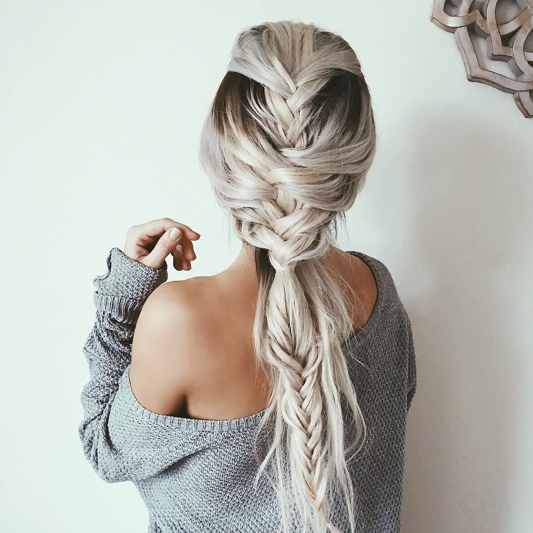 Recent Mermaid Braid Hairstyles With A Fishtail Intended For 100 Of The Best Braided Hairstyles You Haven't Pinned Yet (View 18 of 20)