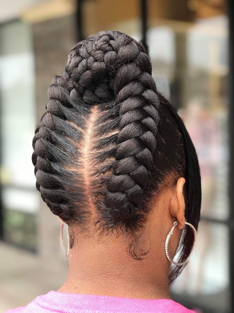 Recent Thick Cornrows Bun Hairstyles Regarding Natural Ponytails Updo (Gallery 20 of 20)