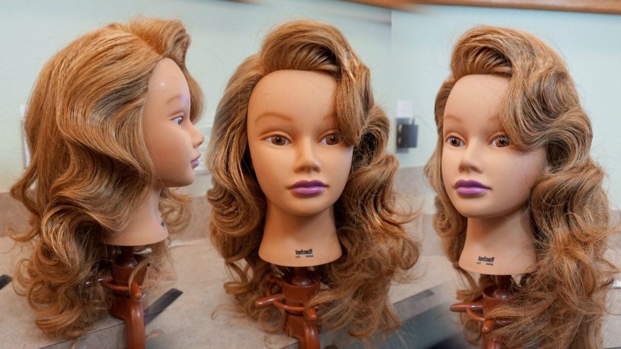 Retro Glam Waves Tutorial / Hair How To / How To Do Hollywood Waves Intended For Most Recently Released Glamour Waves Hairstyles (View 4 of 20)