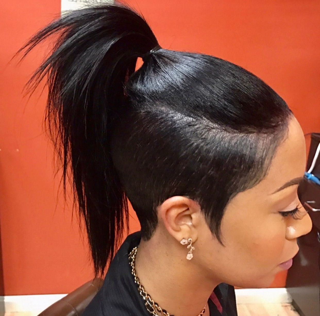 Tapered Pony Tail (View 1 of 20)