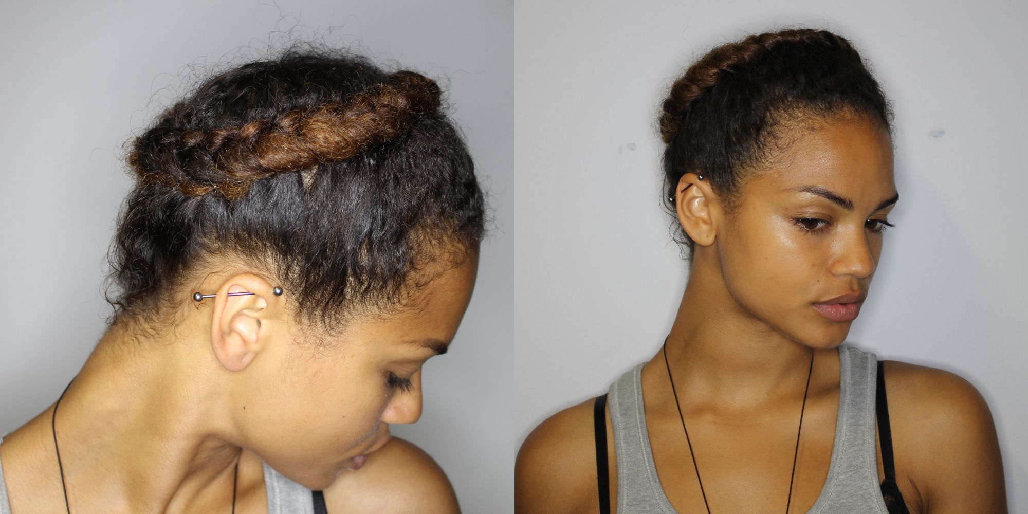 The Best Braid For Afro Hair Regarding Most Current Halo Braided Hairstyles With Beads (View 14 of 20)