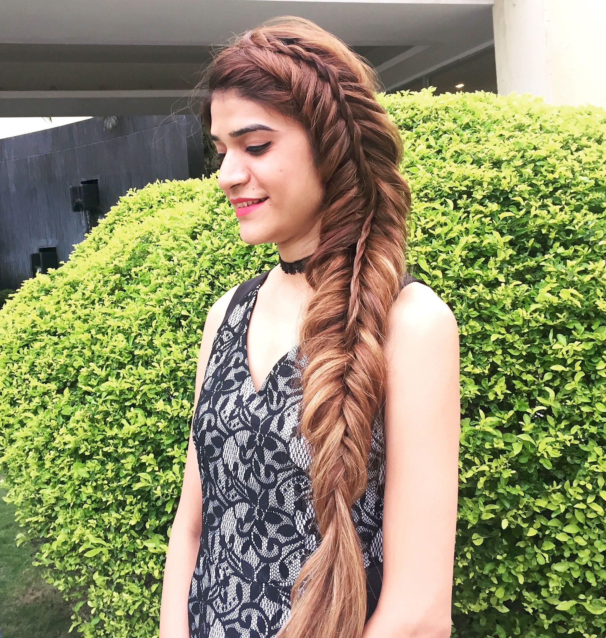 Trendy Rope And Fishtail Braid Hairstyles Inside Tanvi Vayla » Rope Braid Stacked With Fishtail Braid (View 12 of 20)