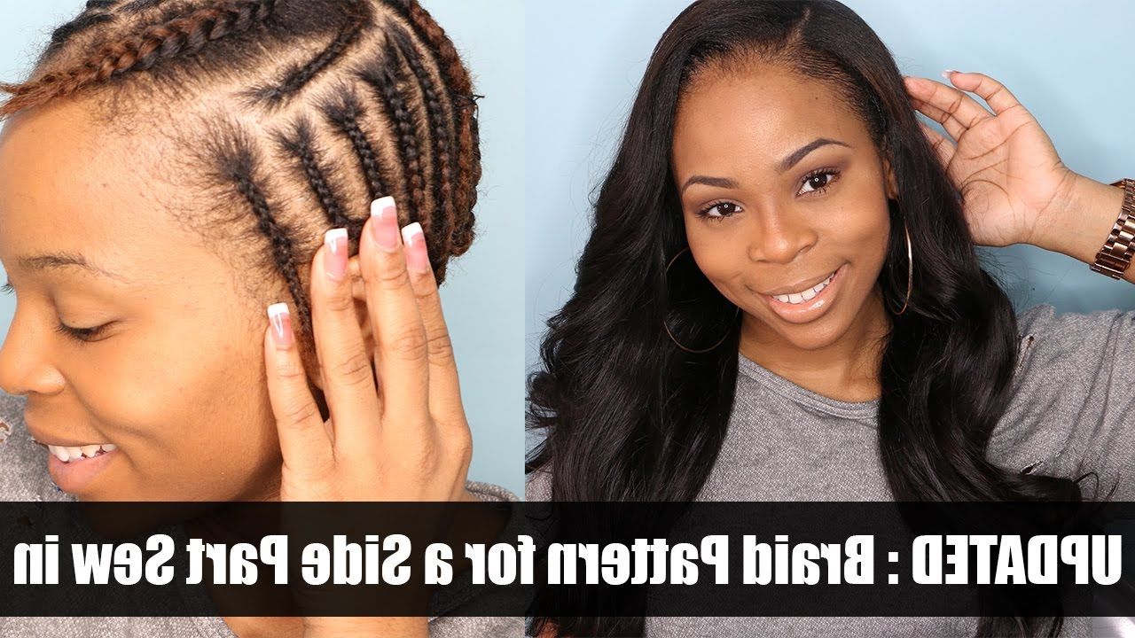 Updated: Braiding Pattern For A Side Part With Leave Out With Regard To Favorite Side Parted Braid Hairstyles (View 12 of 20)