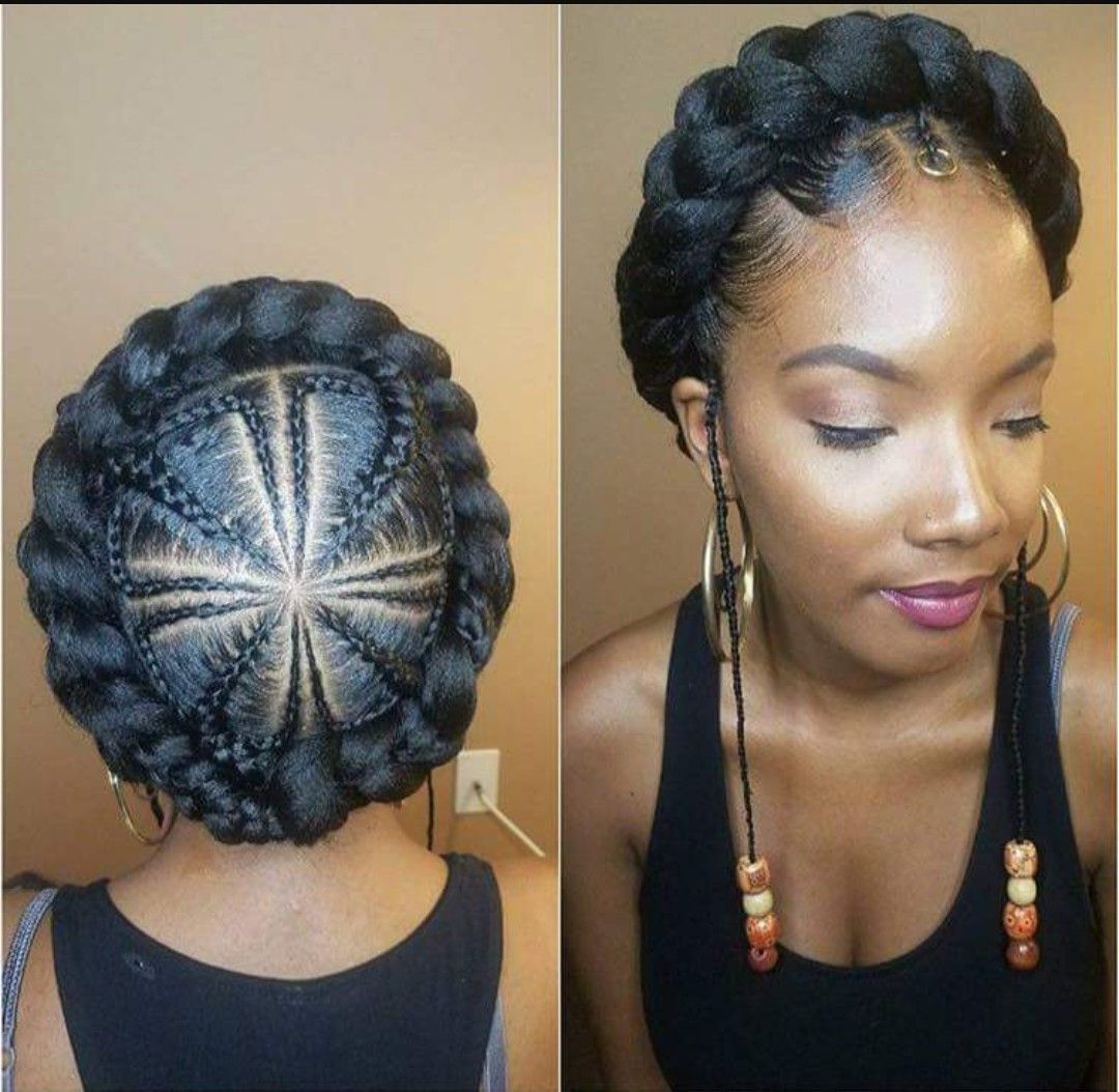 Well Known Halo Braided Hairstyles With Beads Inside Beads Crown Braid Glorious Fulani Braids (View 4 of 20)
