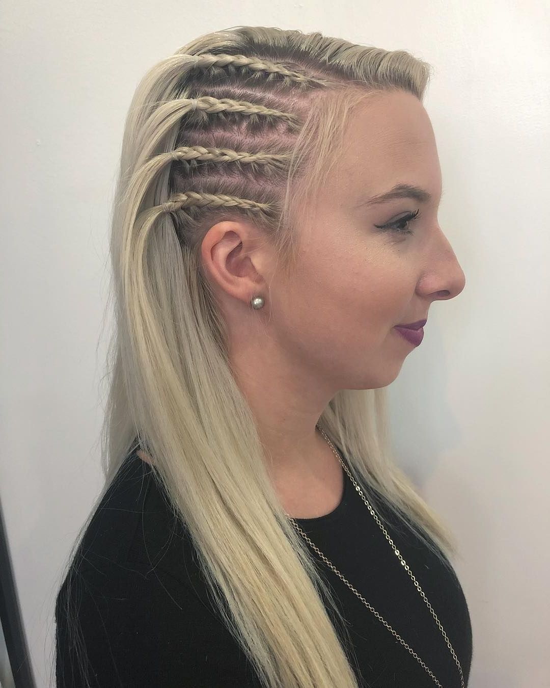 Well Known Side Cornrows Braided Hairstyles Throughout Pin On Hair Braid & Wraps (View 13 of 20)