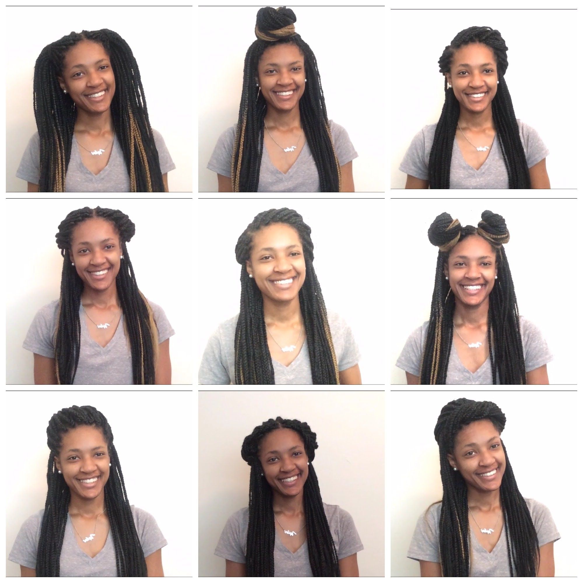 Well Known Skinny Yarn Braid Hairstyles In A Half Updo Throughout 10 Easy Box Braid Hairstyles (View 10 of 20)