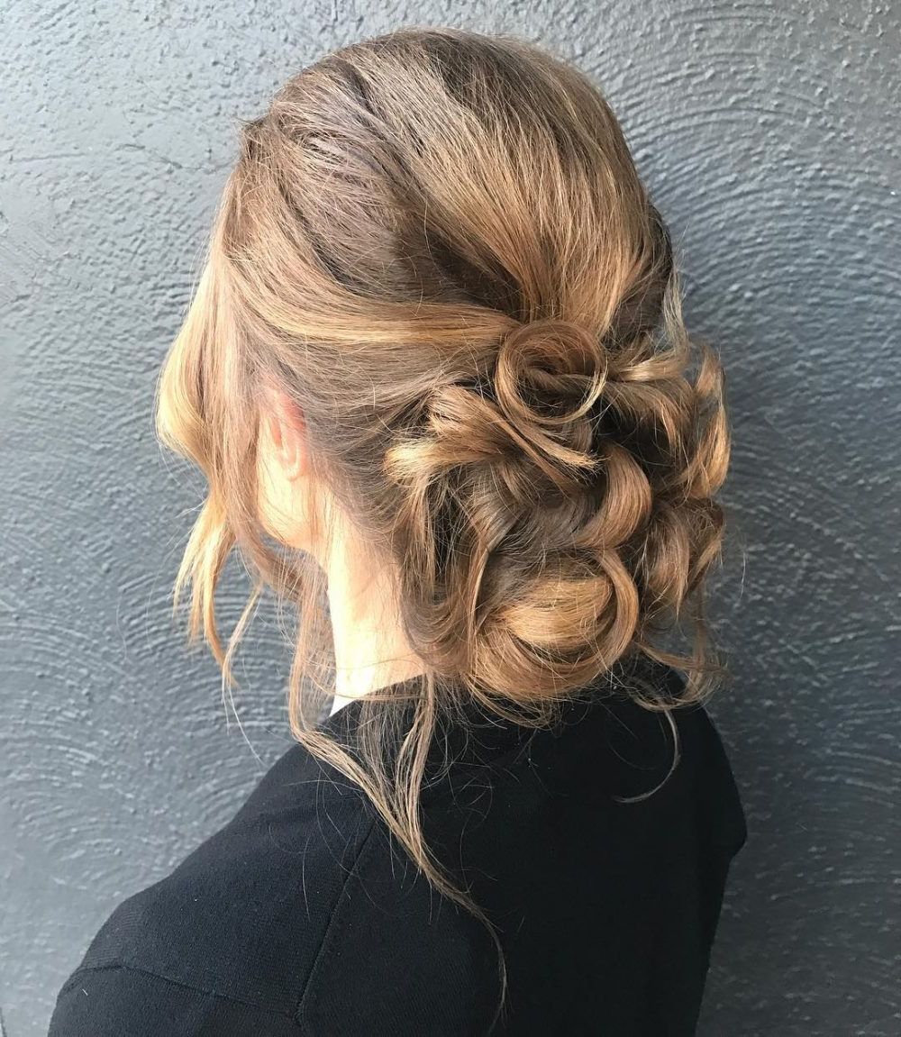 Well Known Softly Pulled Back Braid Hairstyles With 33 Breathtaking Loose Updos That Are Trendy For  (View 8 of 20)