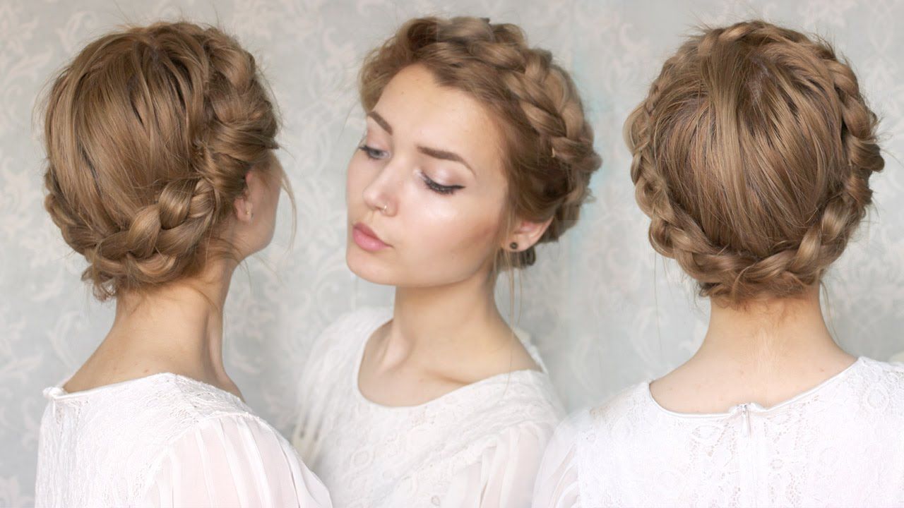 Well Liked Low Haloed Braided Hairstyles Inside 20 Halo Braid Ideas To Try In  (View 1 of 20)