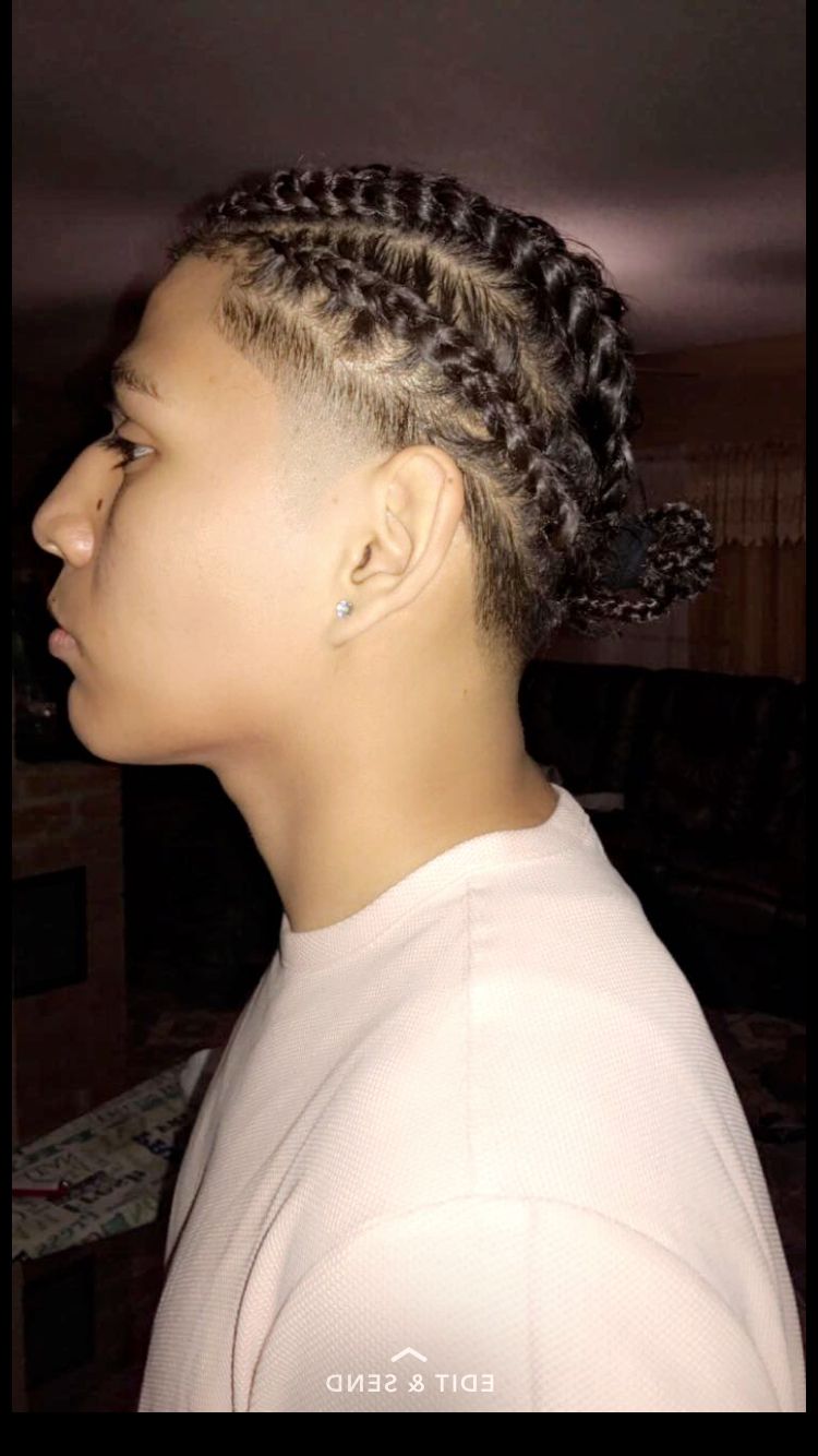 Well Liked Tapered Tail Braided Hairstyles For Pin On Hispanic Men Braids (View 3 of 20)