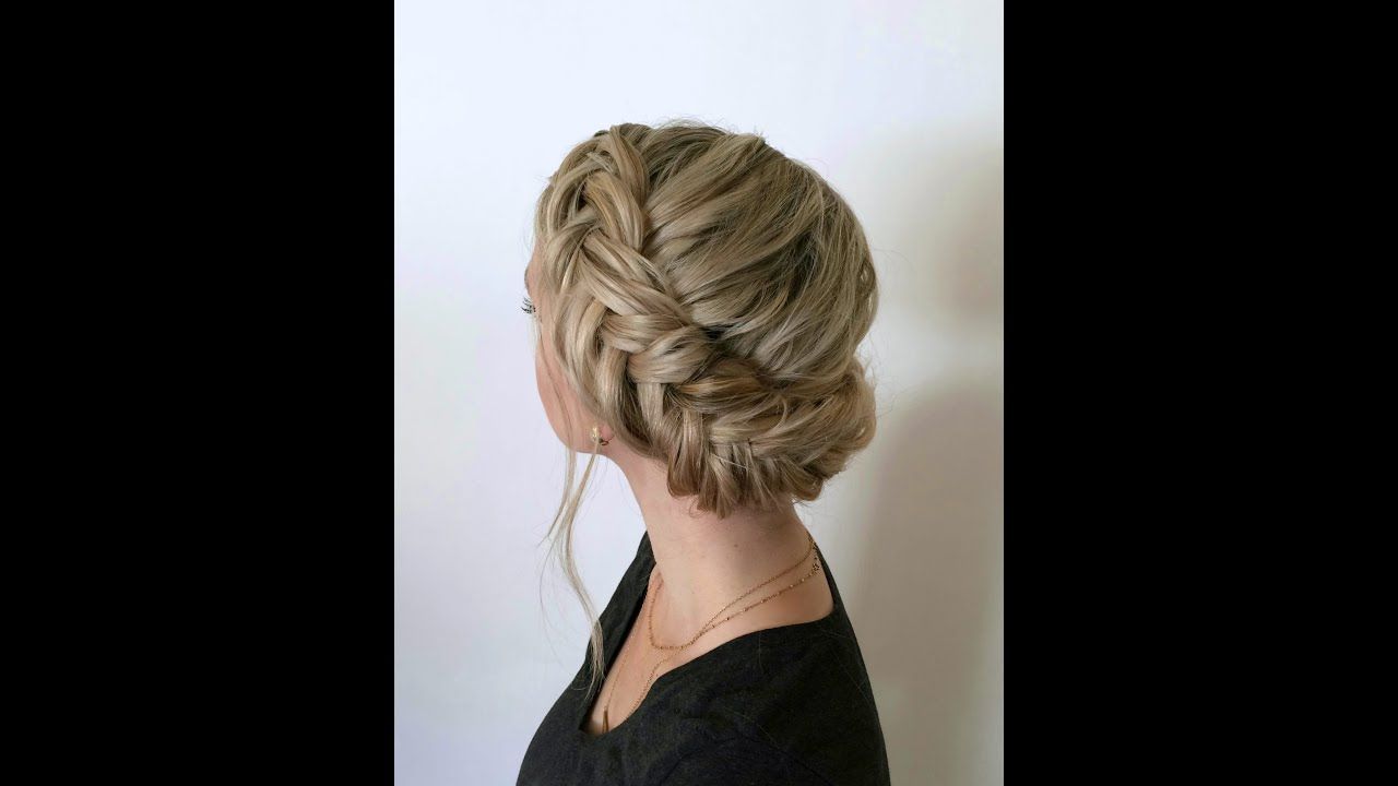 Well Liked Teased Fishtail Bun Updo Hairstyles For Chunky Wrap Around Dutch Fishtail Braid (View 18 of 20)